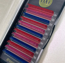 Cargar imagen en el visor de la galería, Volume Coloured Lash Trays | Professional Coloured Lash Extensions
